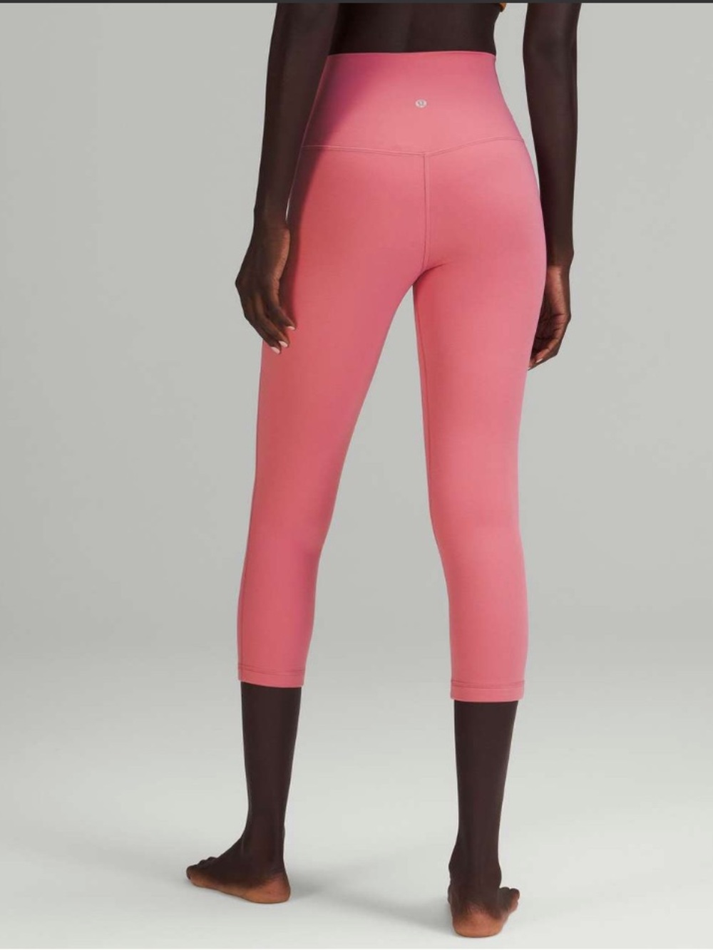 Lululemon Align Leggings 21” Double Lined Size 2 XS Pink Blossom Yoga Crop - Picture 2 of 8